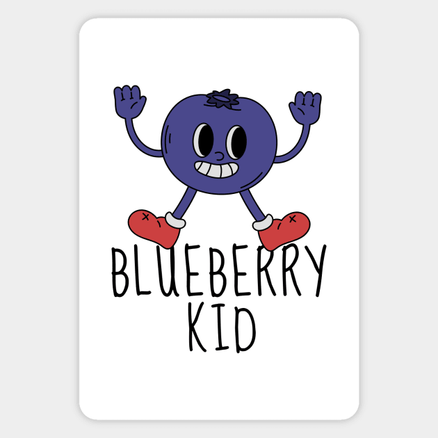 Blueberry Kid Magnet by DesignArchitect